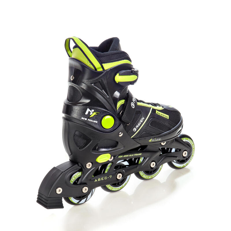 Patines Ajustables Pulse Negro/Lima