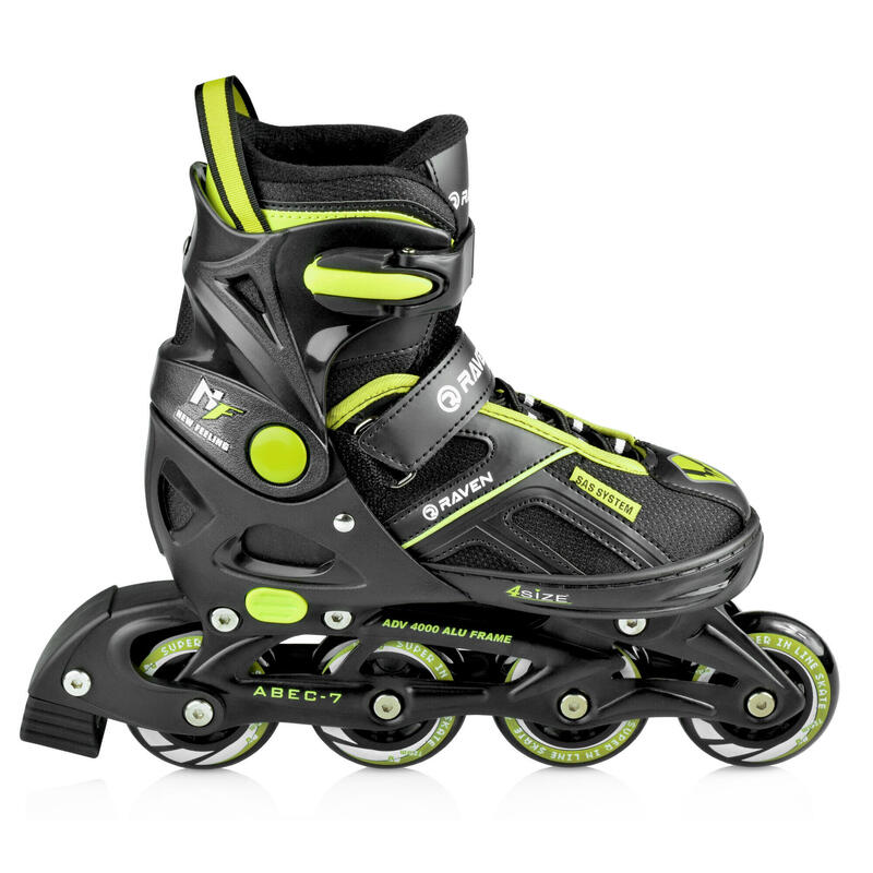 Patins de rodas ajustáveis Raven Pulse 2 em 1