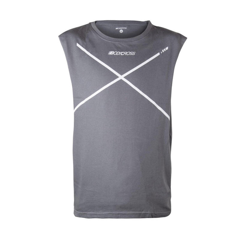 Bodycross Bryton Grey – Camiseta Deportiva Hombre