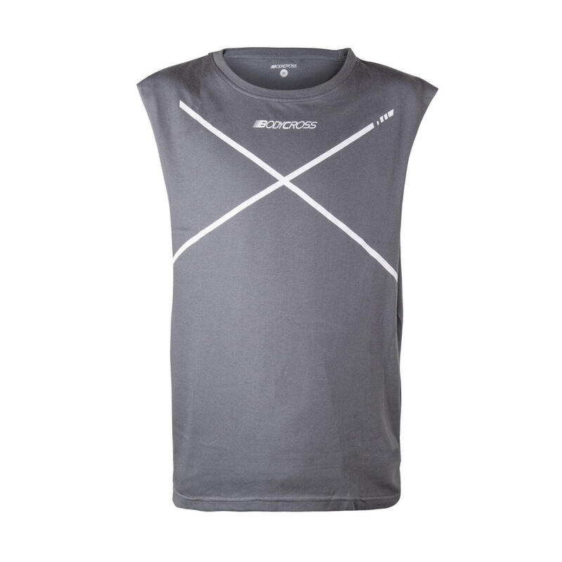 Bodycross Bryton Grey - Sporttanktop voor heren