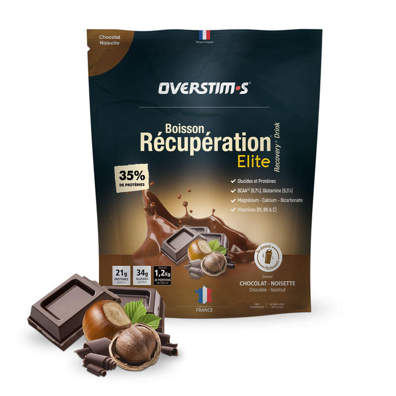 Boisson de récuperation Elite Chocolat noisette - 1.2kg
