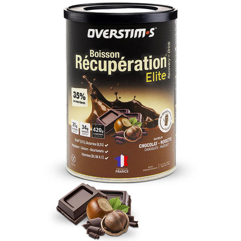 Boisson de récuperation Elite Chocolat noisette - 420g
