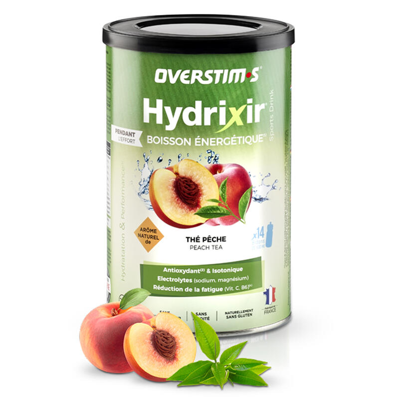 Boisson énergétique Hydrixir Antioxydant Thé pêche - 600g