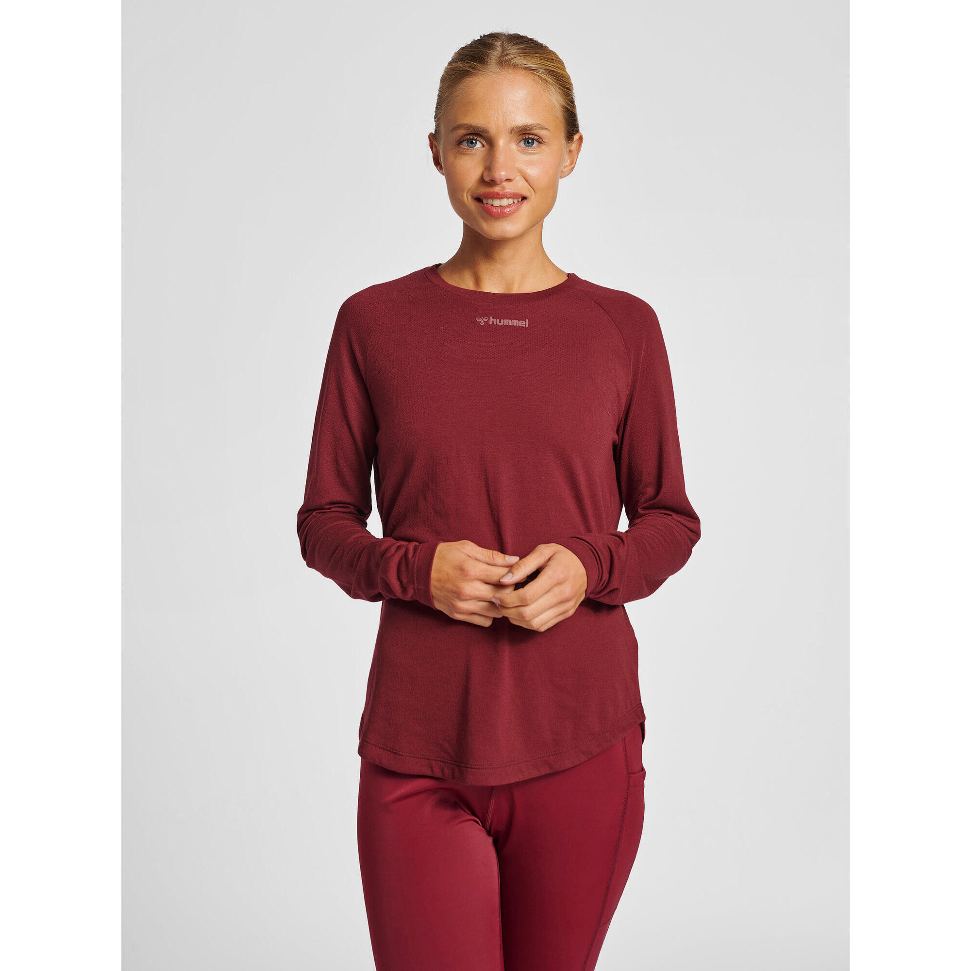 Hmlmt vanja t-shirt l/s t-shirt de manga comprida para mulher
