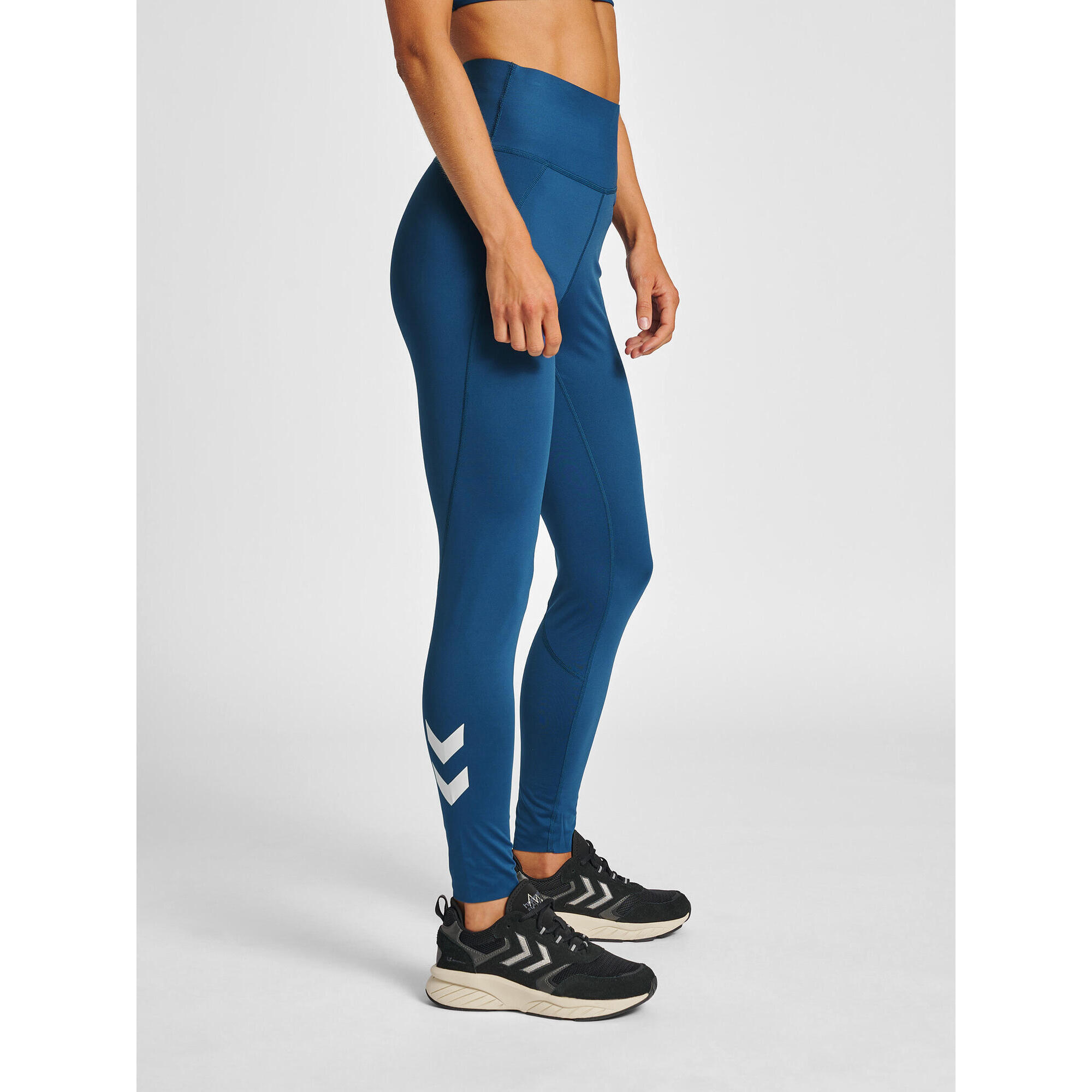 Hummel - Enfiler Collants Hmlmt Grace Entraînement Femme Hummel - Legging - Bleu - S - Decathlon
