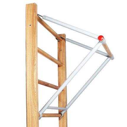 Barre de traction 65cm en acier pour espalier en bois JustFit