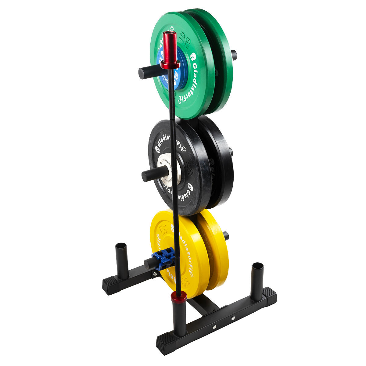 Rack de rangement pour poids disques et barres musculation Ø 50mm GladiatorFit 2/5