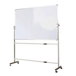Magnetisch whiteboard 100x150cm met wieltjes