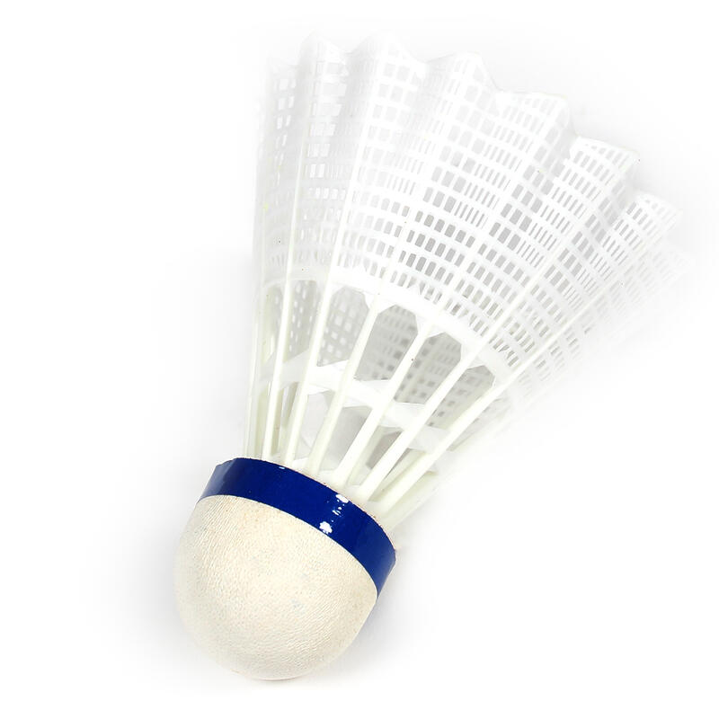 Badminton-Federbälle aus Nylon für Training und Wettkampf (6er-Pack)