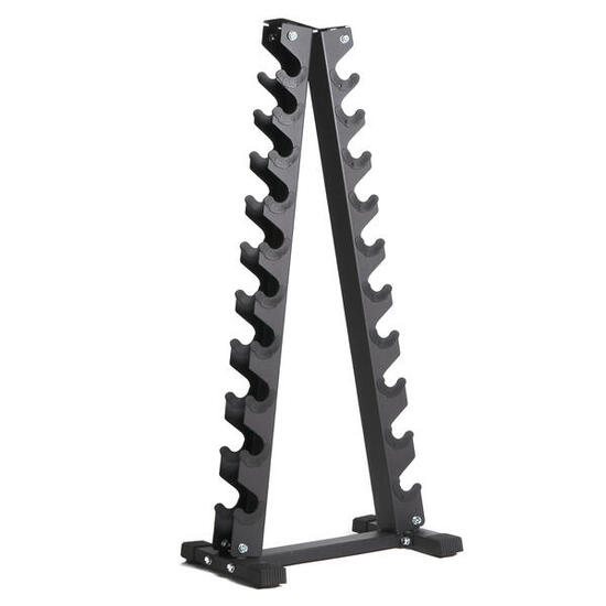 Rack de rangement arbre en acier pour 10 paires d'haltères GladiatorFit