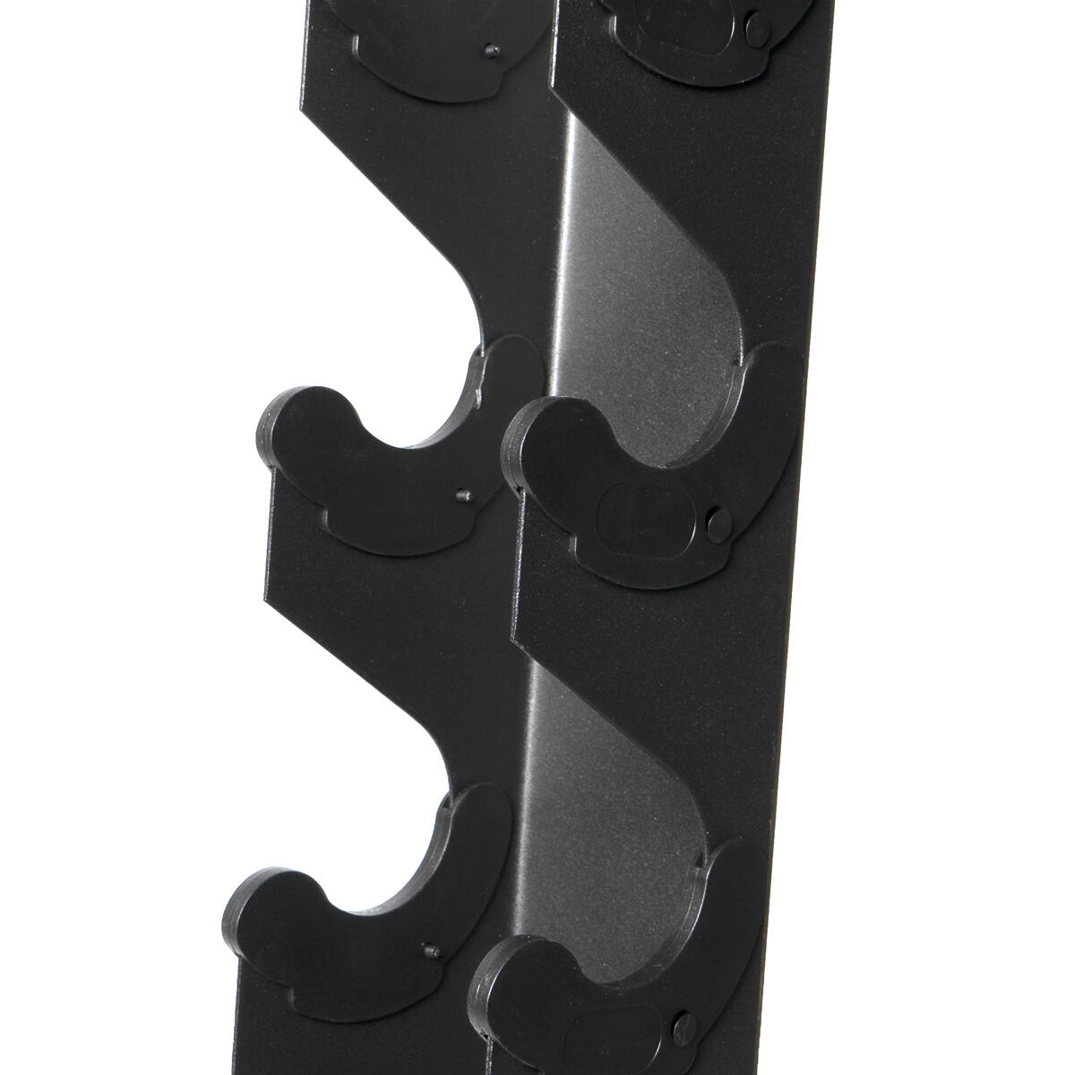 Suporte de armazenamento com haste de aço para 10 pares de halteres GladiatorFit 3/4
