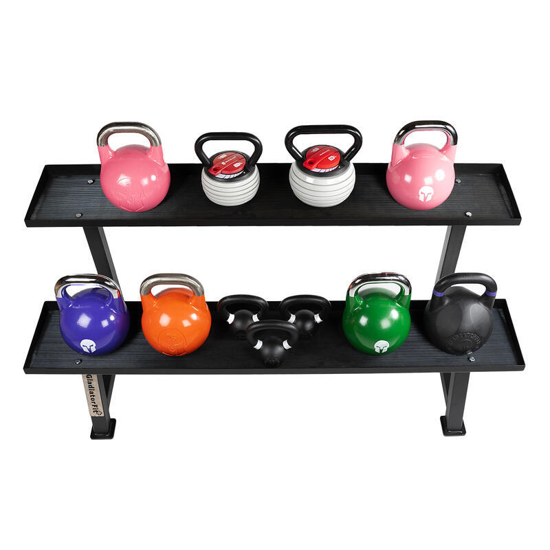 Rack de rangement en acier pour Kettlebells GLADIATORFIT - Decathlon