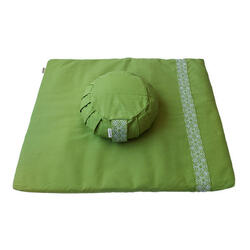 Samarali Meditatieset met  Kussen Zafu Maan Groen