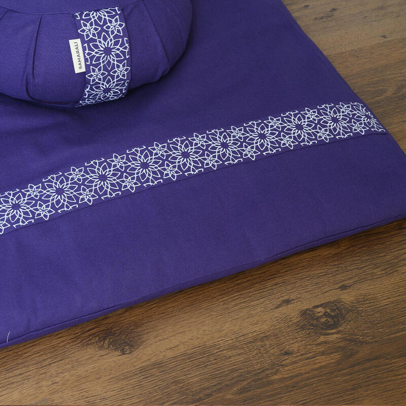 Samarali Set de méditation avec coussin Zafu Violette