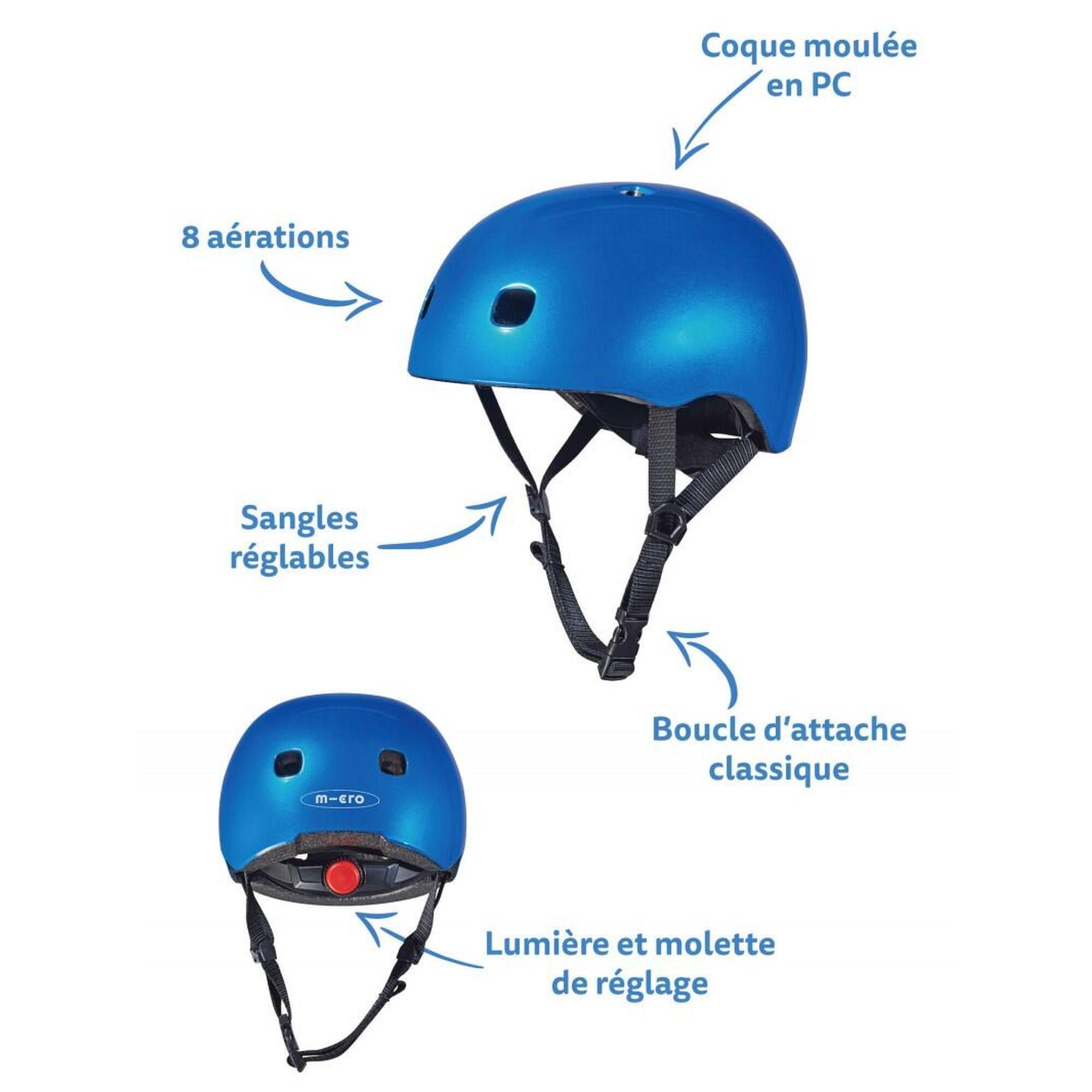 Casque Trottinette Vélo Enfant – Casque Bleu