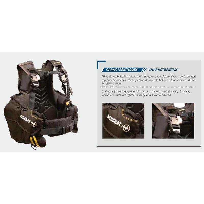 1 Dive buoyancy compensator vest