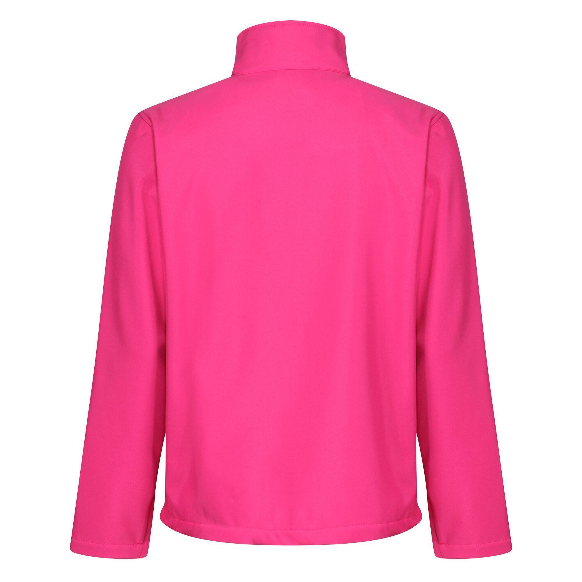 Standout Mens Ablaze Printable Softshell Jacket (Hot Pink) 2/5