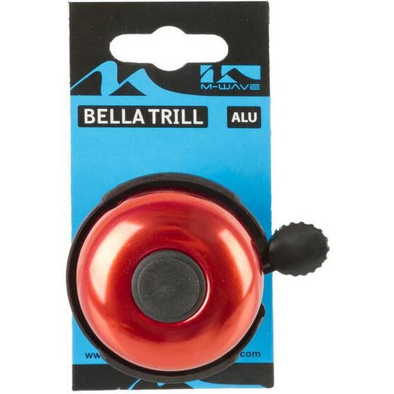 M-Wave Sonnette de vélo Bella Trill ø53mm rouge