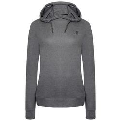 Sudadera Out & Out Jaspeada de Polar para Mujer Gris Orión