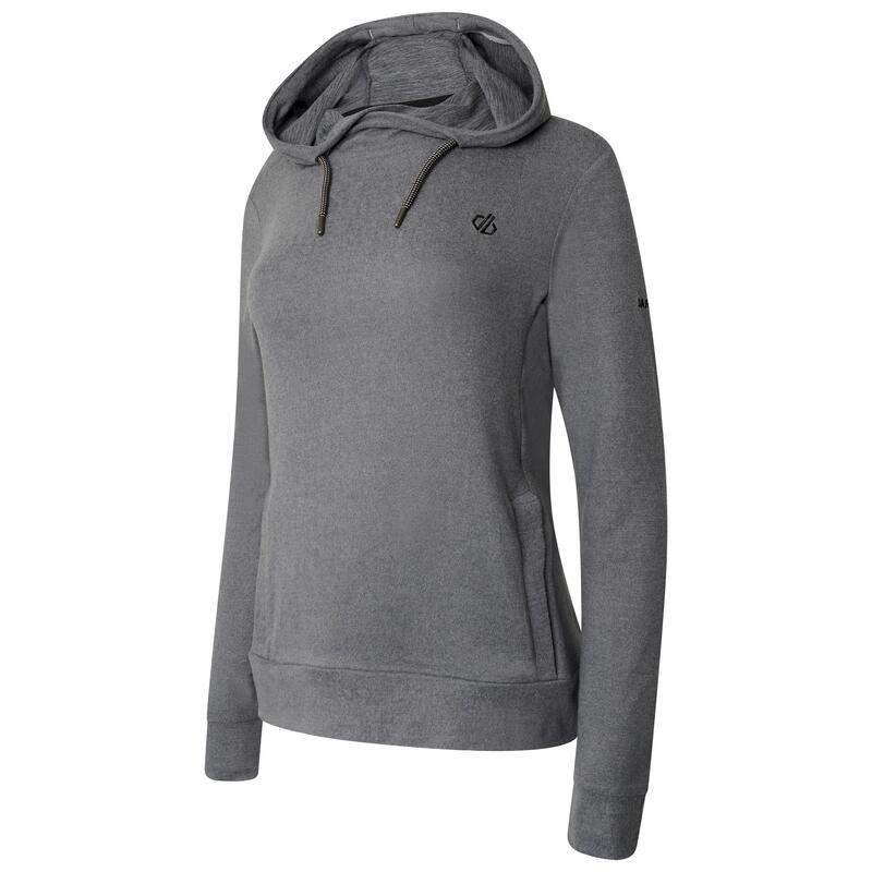 Hoodie Velo Mesclado Out & Out Mulher Cinzento Orion