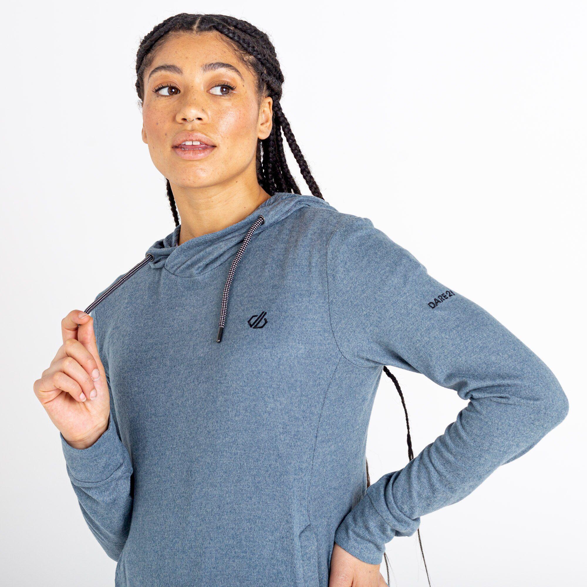Womens/Ladies Out & Out Marl Fleece Hoodie (Orion Grey) 3/5