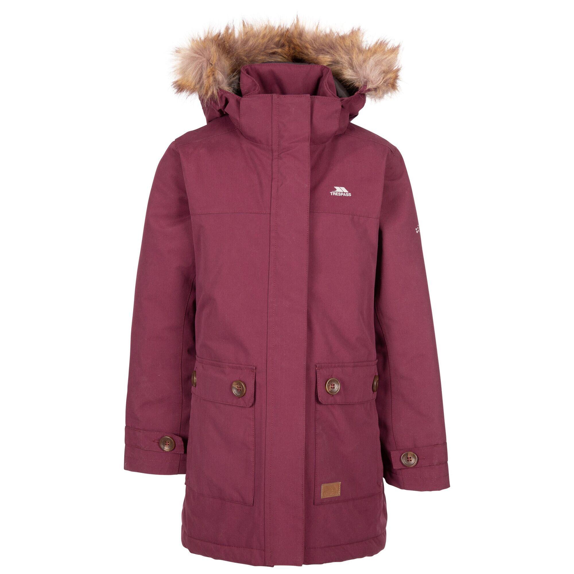 RHODA Girl's waterproof jacket (Purple)