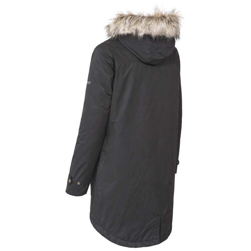 "Clea" Parka Wasserfest für Damen Schwarz