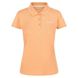 Polo manches courtes MAVERICK Femme (Orange clair)