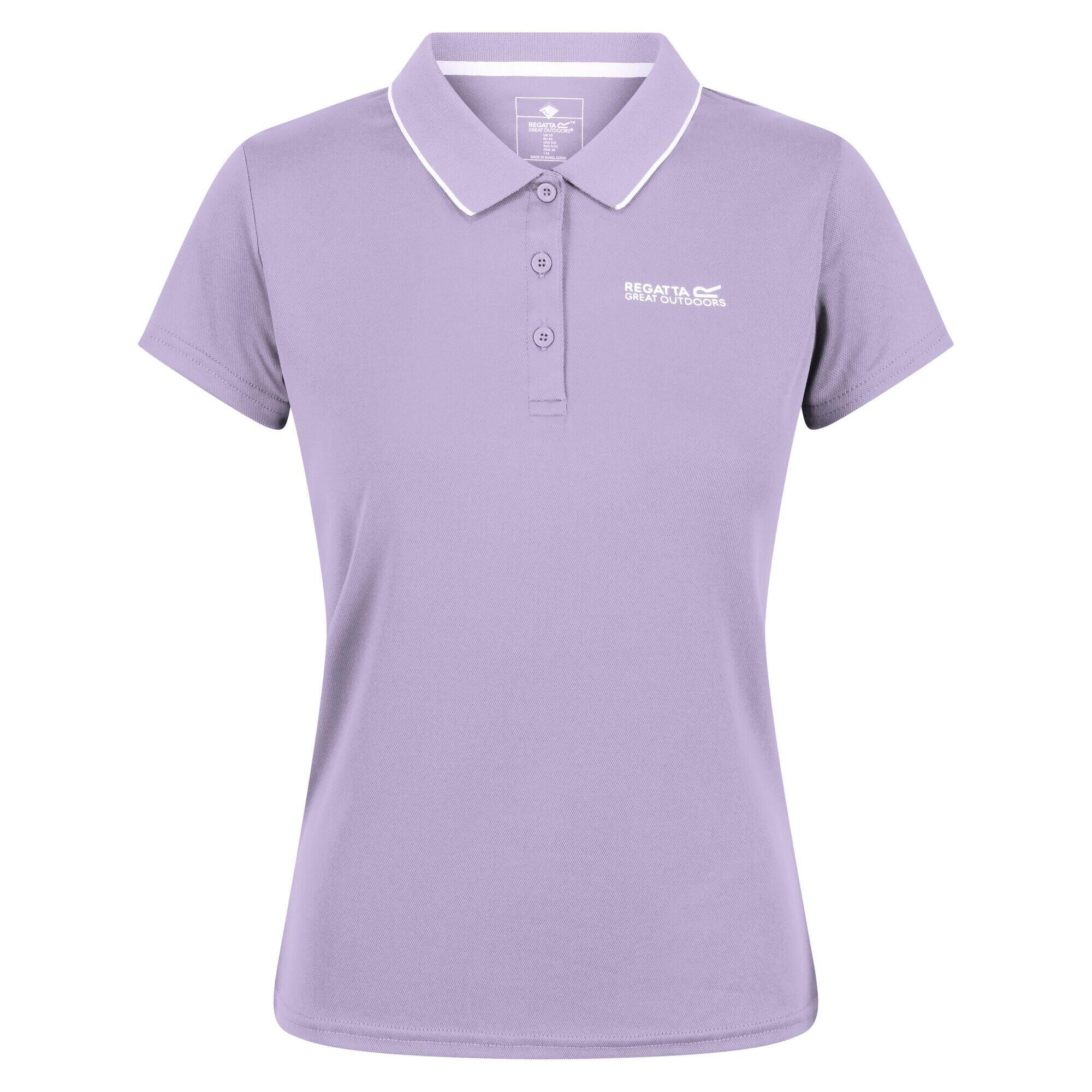 REGATTA Womens/Ladies Maverick V Polo Shirt (Pastel Lilac)