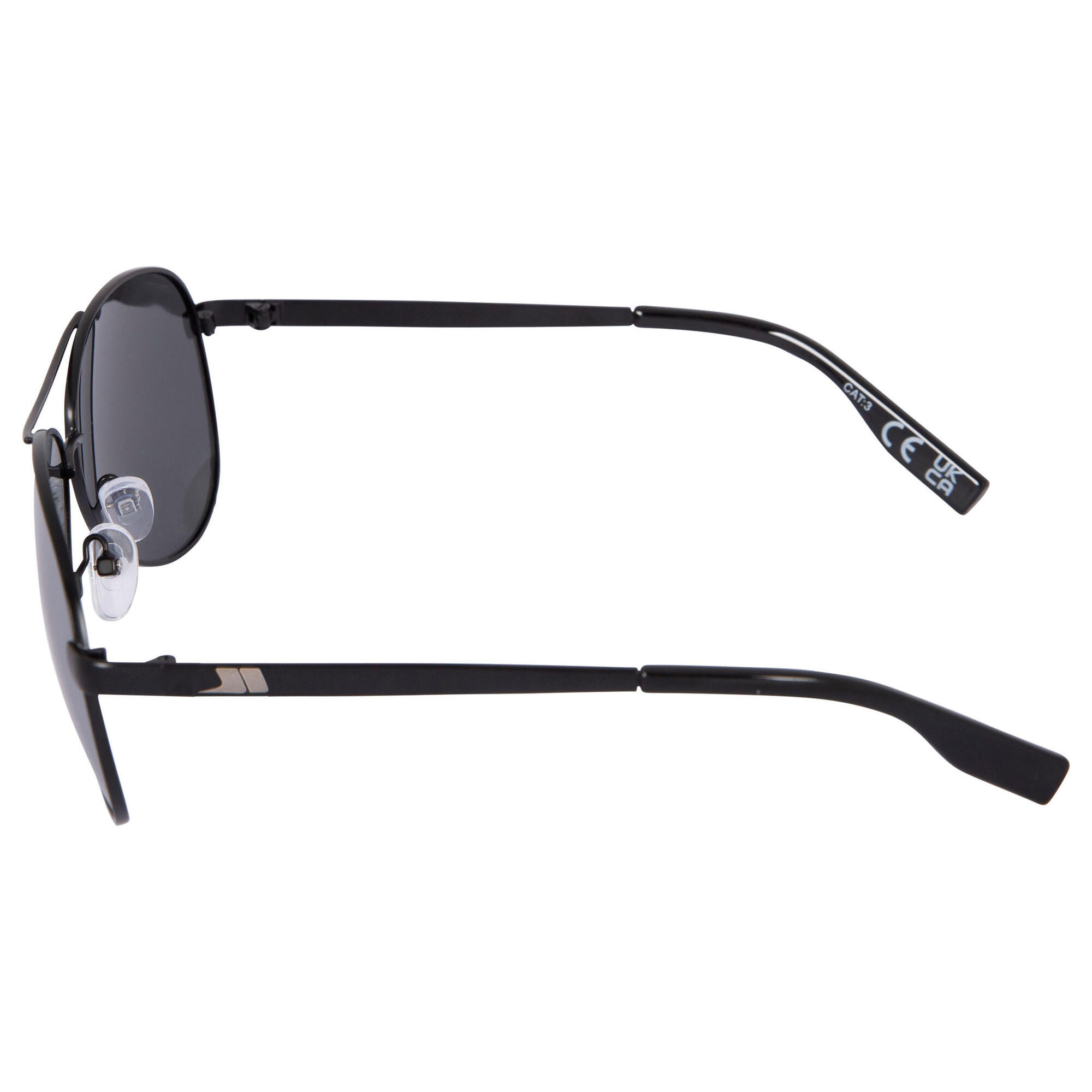 Unisex Sonnenbrille Pilot Damen und Herren Schwarz 3/5