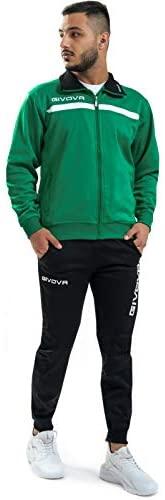 TUTA complete uomo givova verde/nero 3/7