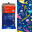 Graphic Microfiber Swimming Towel 60 x 120 cm - Blue