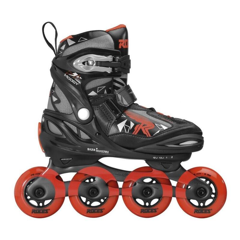 Skates en ligne Moody TIF 82A Black / Red Taille 36-40