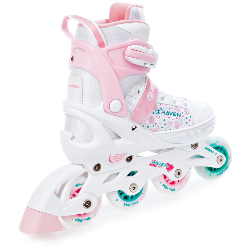 Inline skates verstelbare Raven Rosi Gloeiende LED wiel