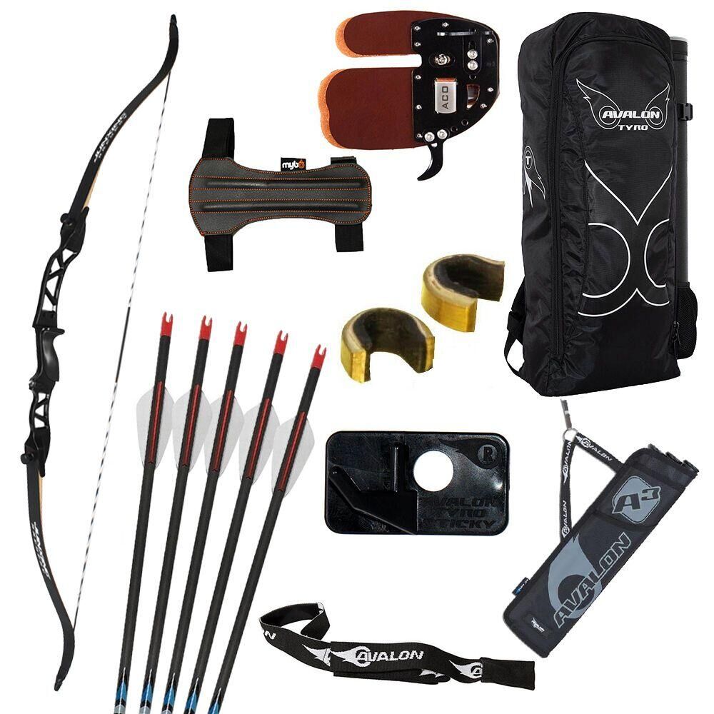 MERLIN ARCHERY MAC Youth Premium Complete Starter Set - RH - Black