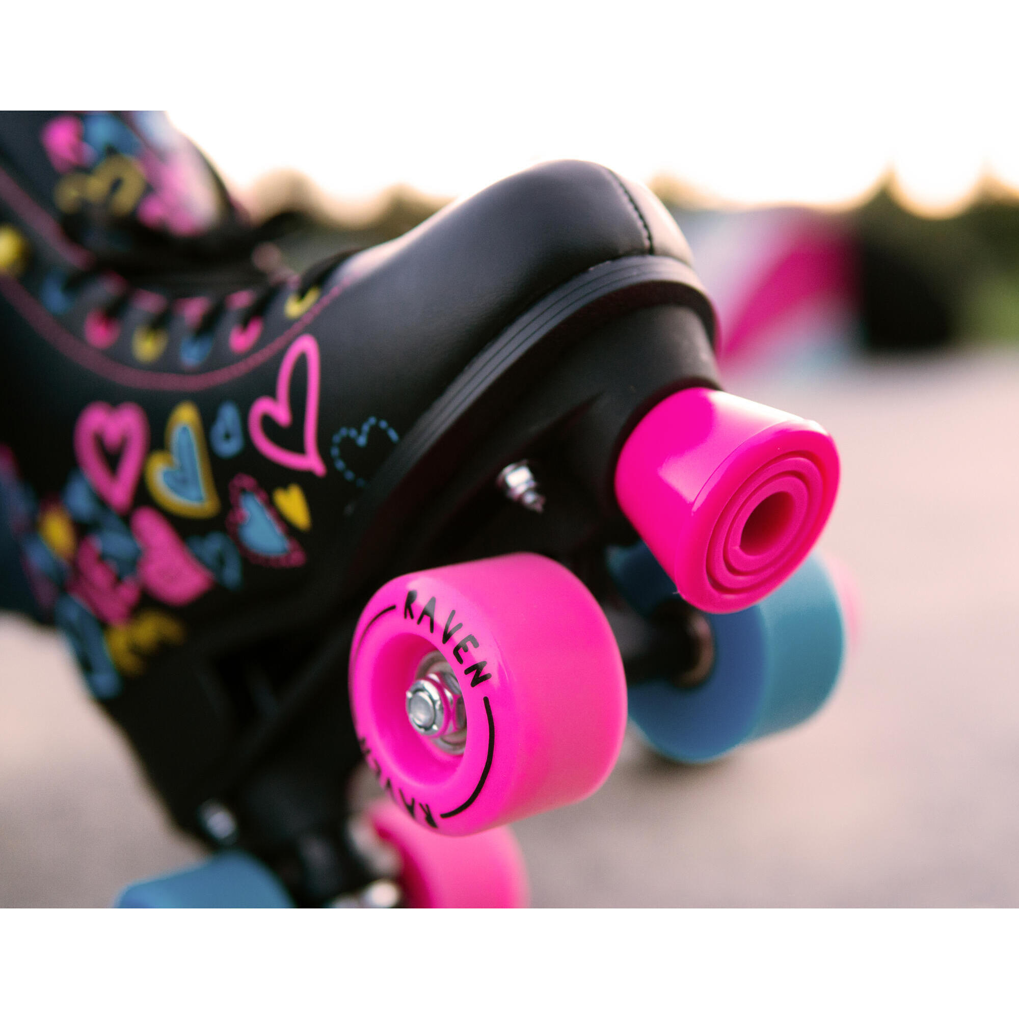 Classic verstelbare rolschaatsen Trista Zwart 4/5
