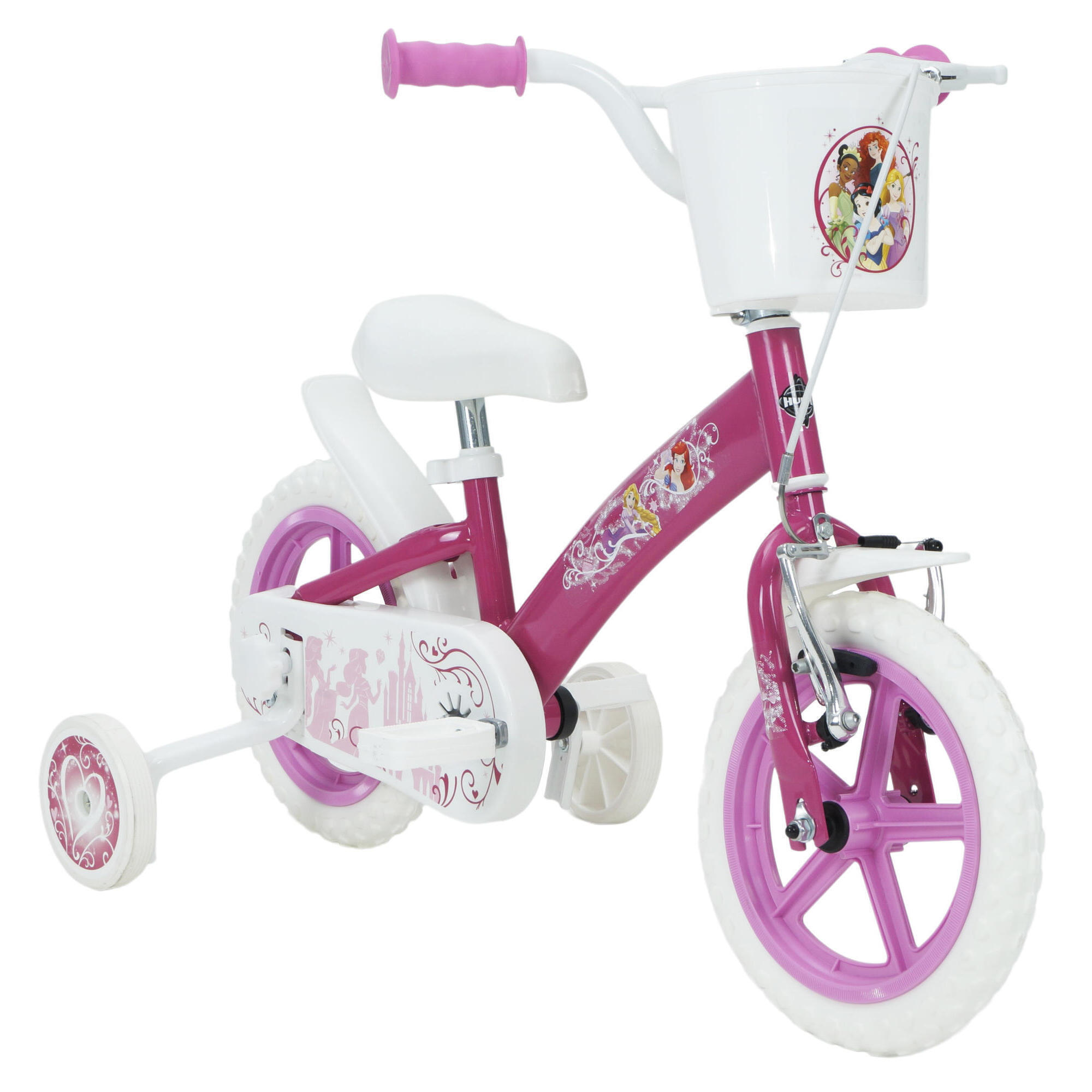 Huffy Disney Princess 12" Kids Bike - Pink/White 2/3