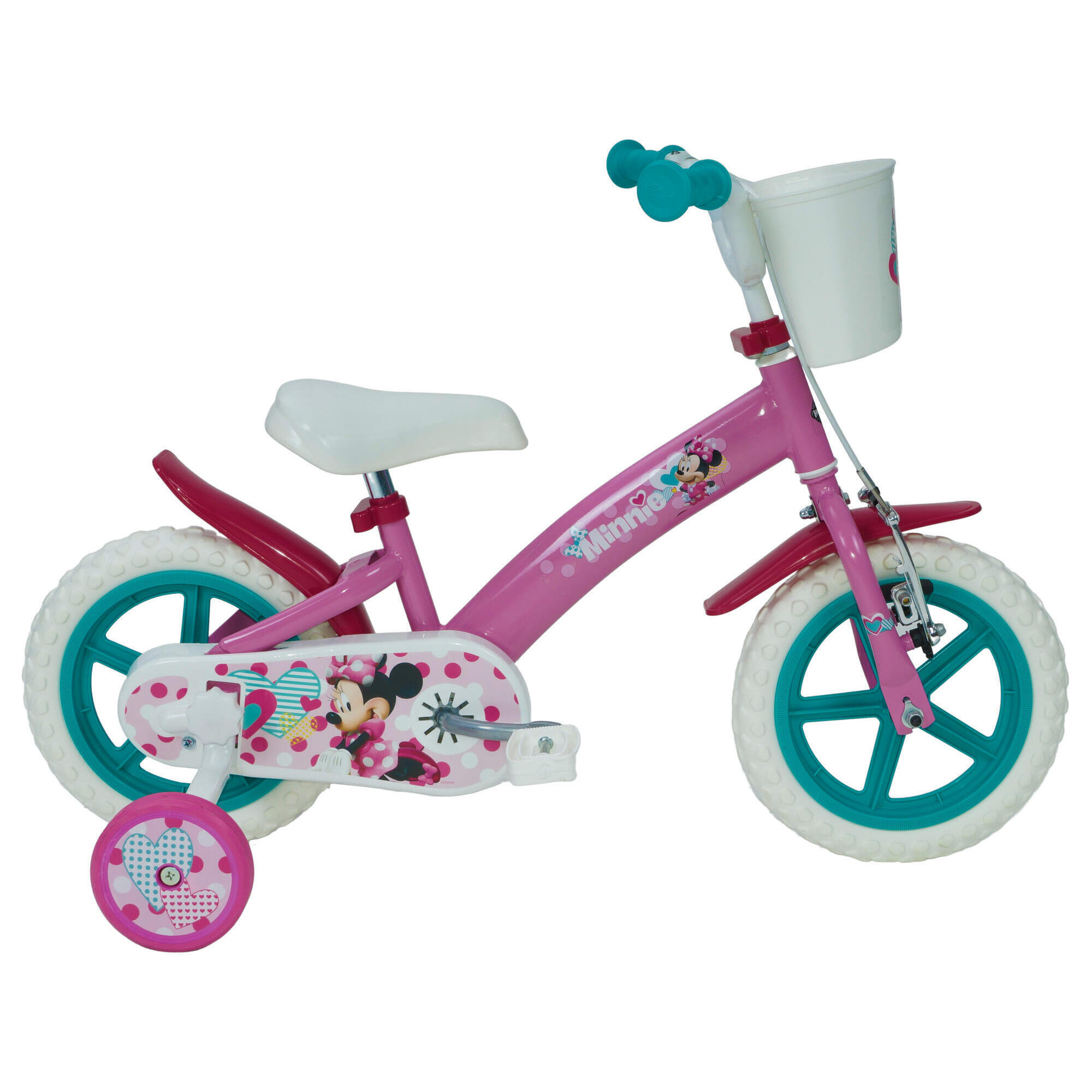 Huffy Disney Minnie Mouse 12 Kids Bike - Pink/Blue HUFFY
