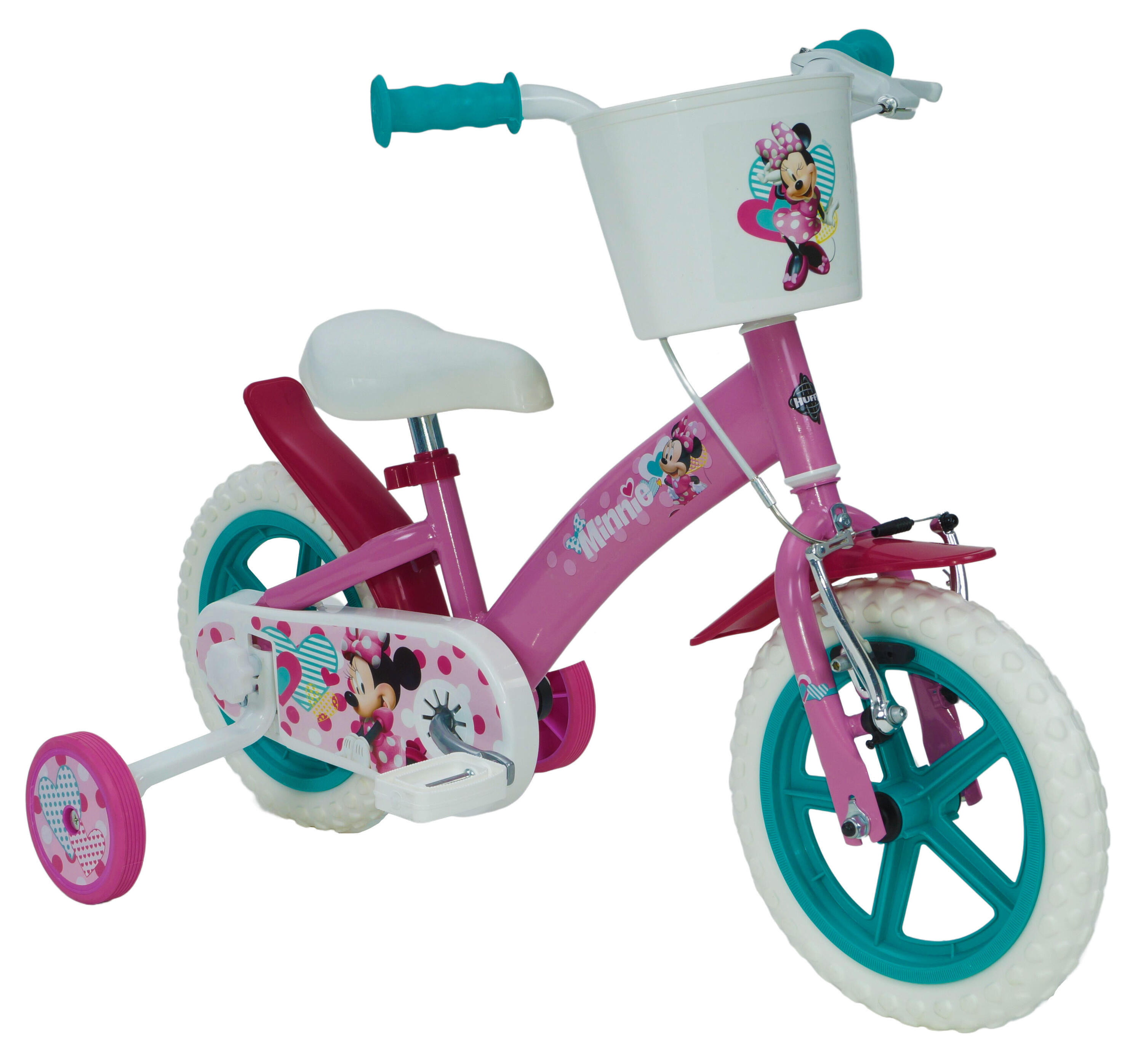 Huffy Disney Minnie Mouse 12" Kids Bike - Pink/Blue 2/5