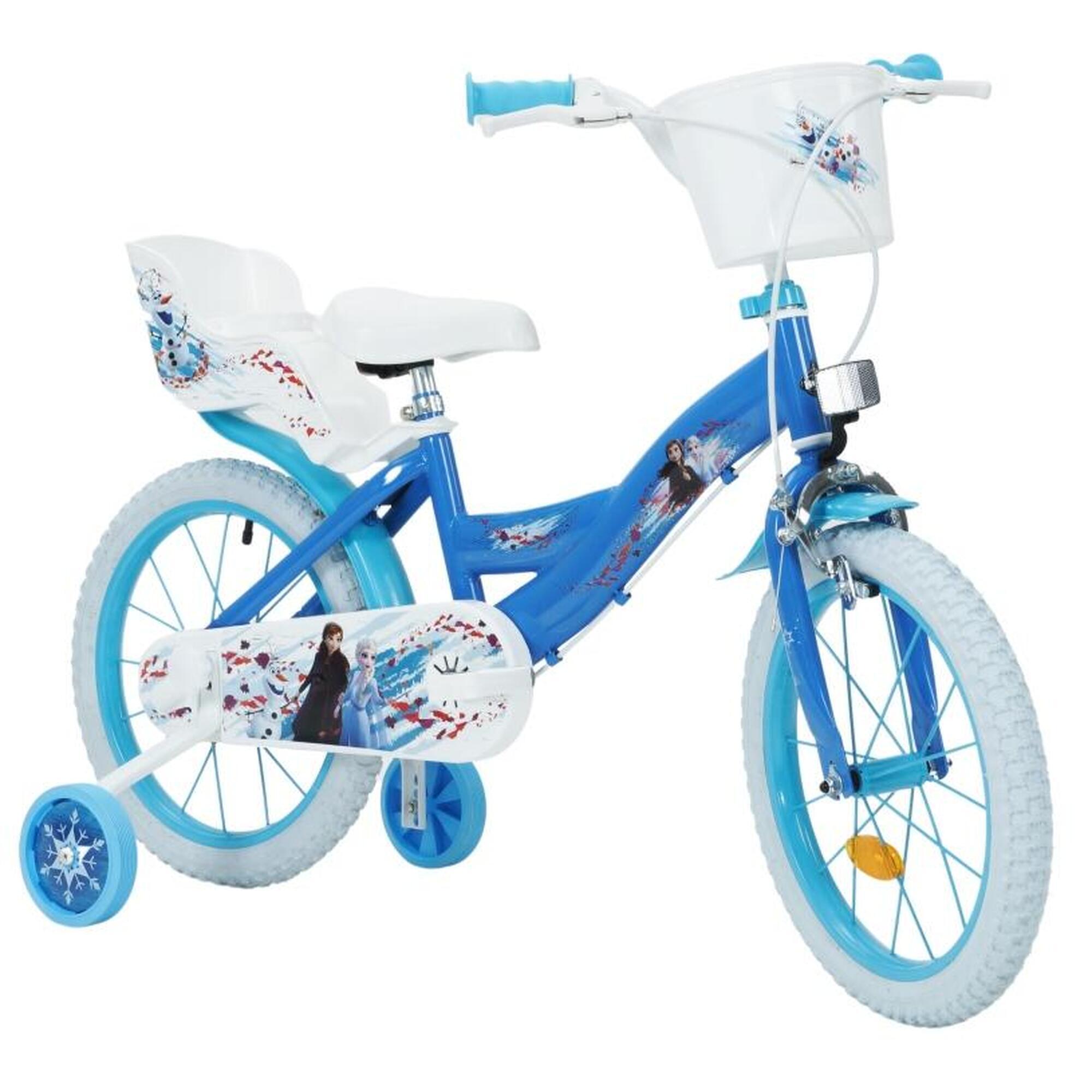 16 inch frozen bike with training wheels hotsell