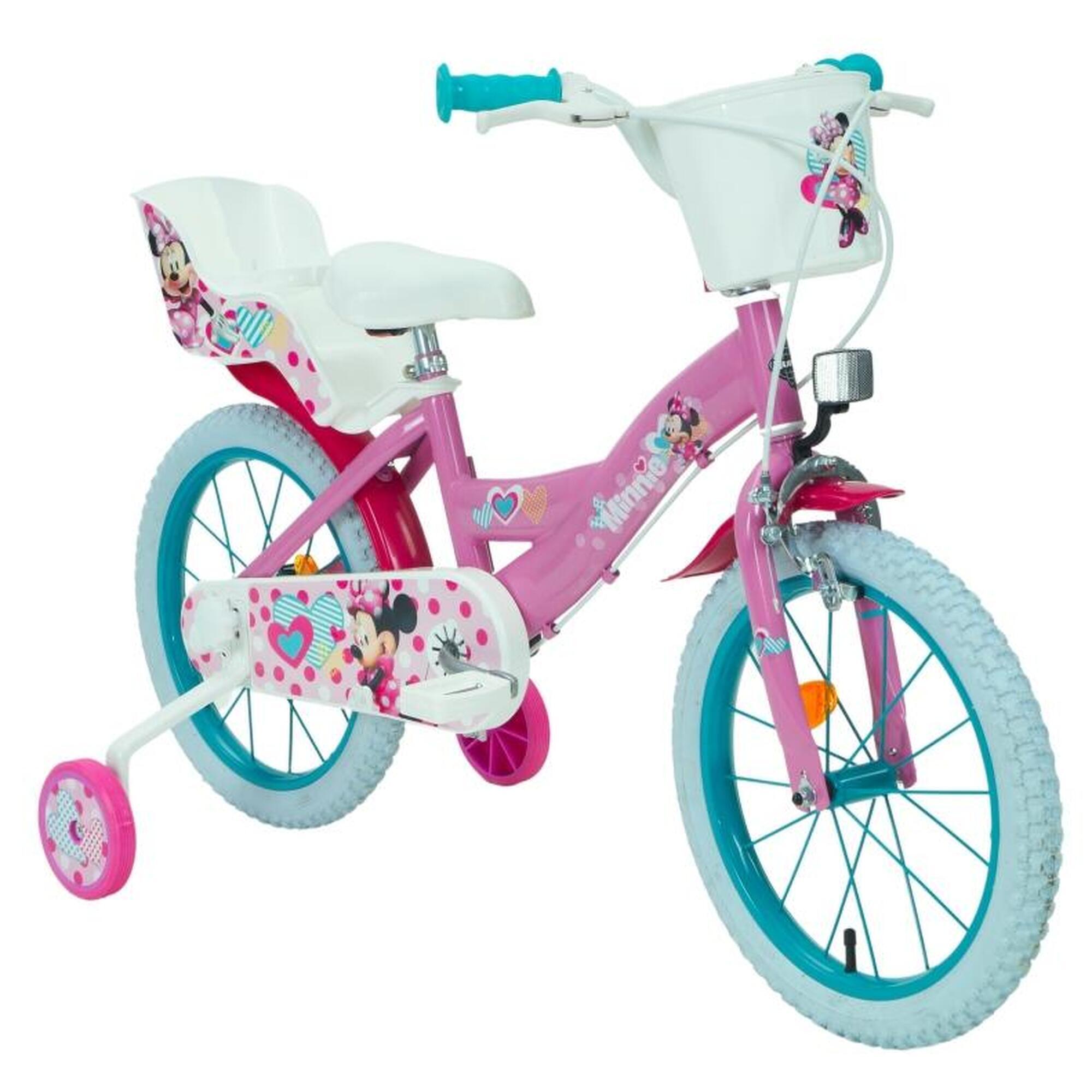 Huffy Disney Minnie Mouse 16" Kids Bike - Pink/Blue 1/6