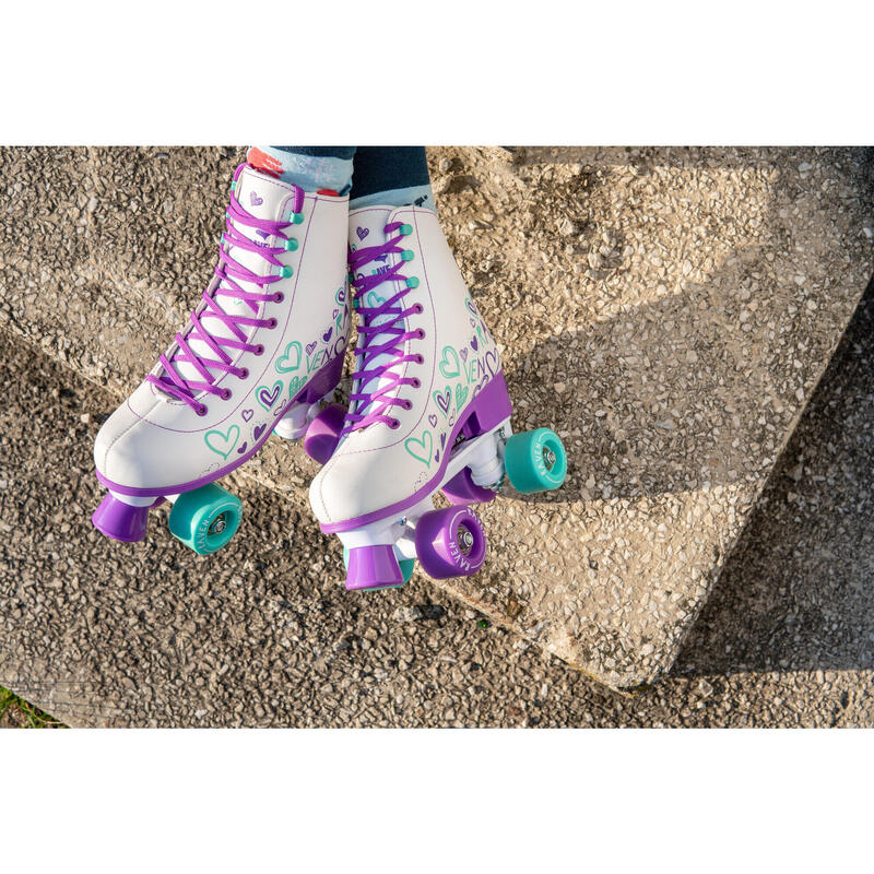 Classic Raven Trista verstelbare rolschaatsen Violet/Mint