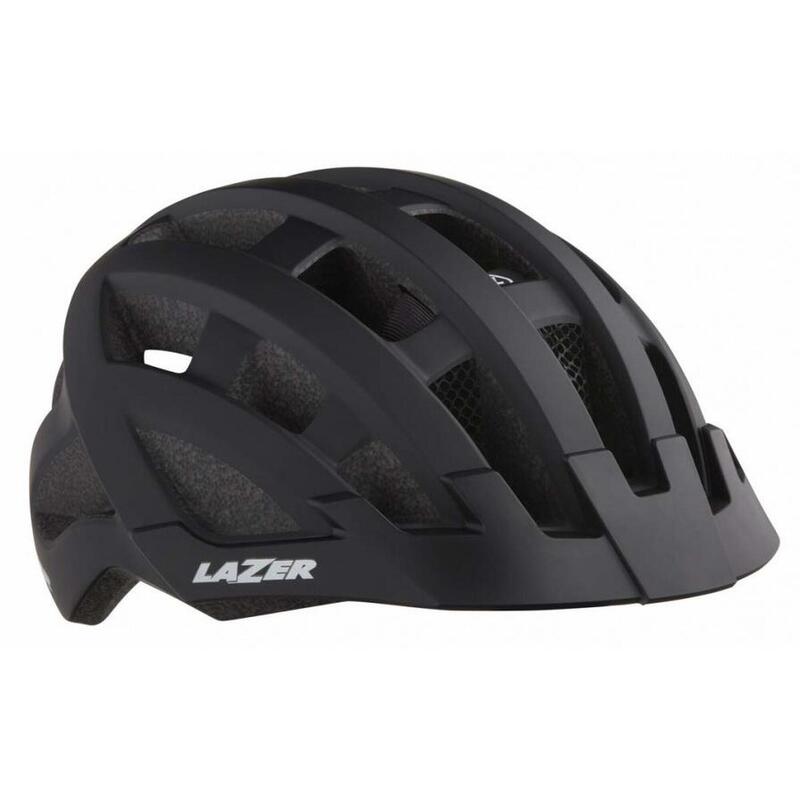 Casco de bicicleta Compact Deluxe Unisex Black Size 54-61 cm