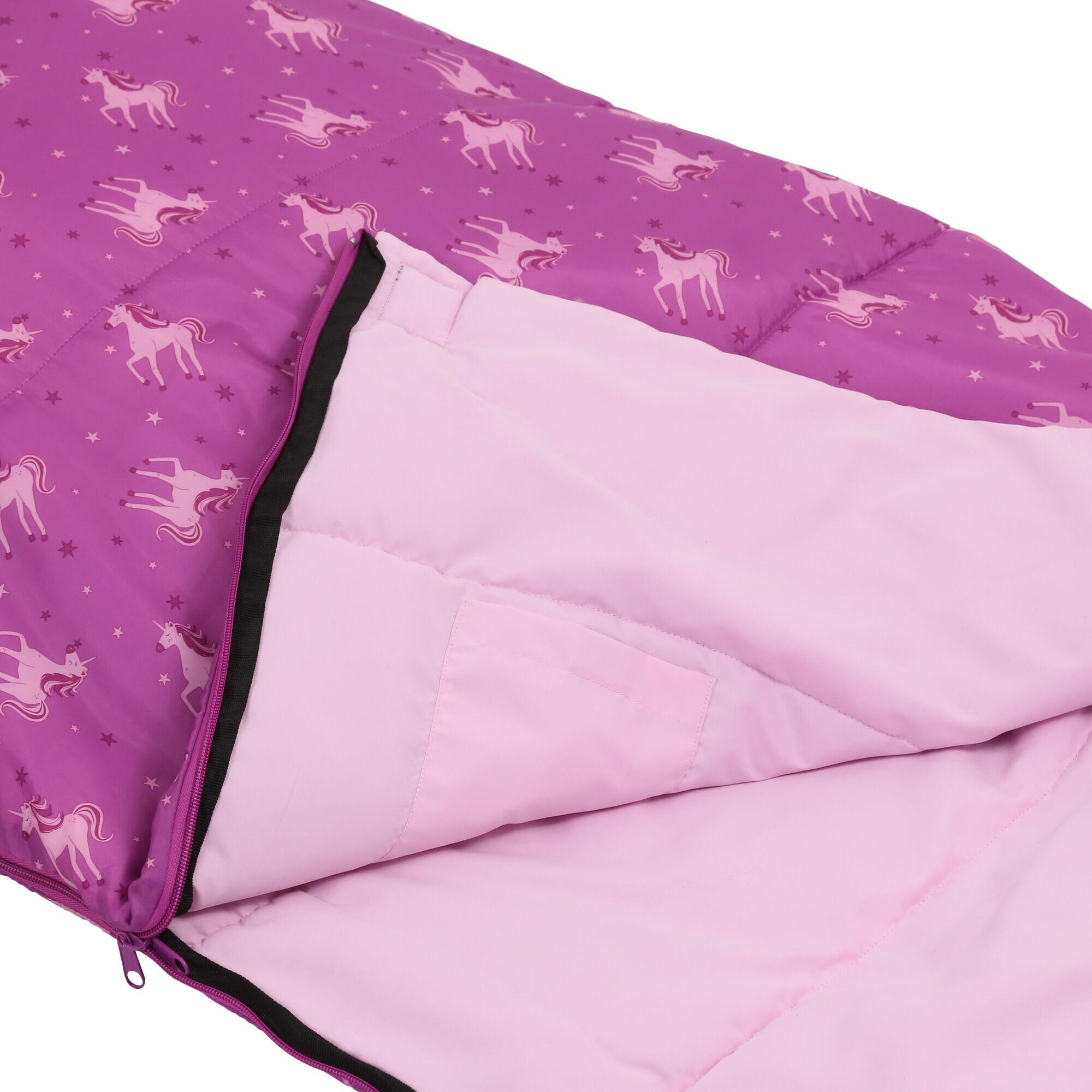 Roary Kids' Camping Sleeping Bag - Unicorn 3/4