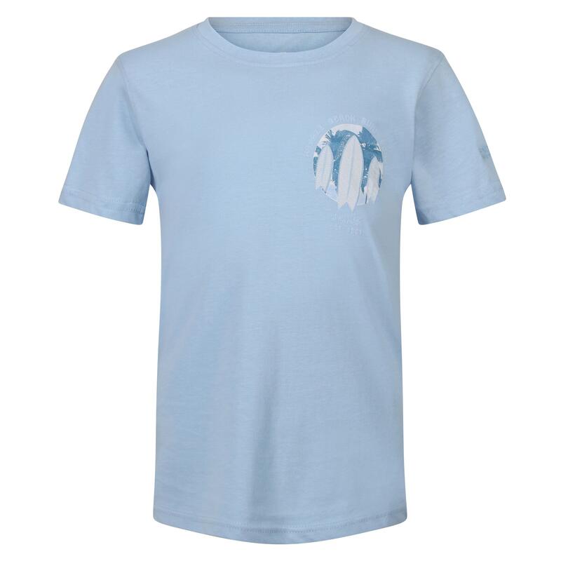 Bosley V wandel-T-shirt met korte mouwen voor kinderen - Blauw