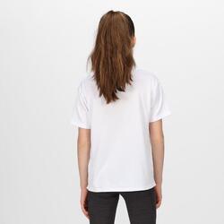 Alvarado VI wandel-T-shirt met korte mouwen voor kinderen - Wit