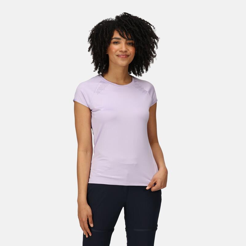 Luaza Fitness-T-Shirt für Damen - Violett