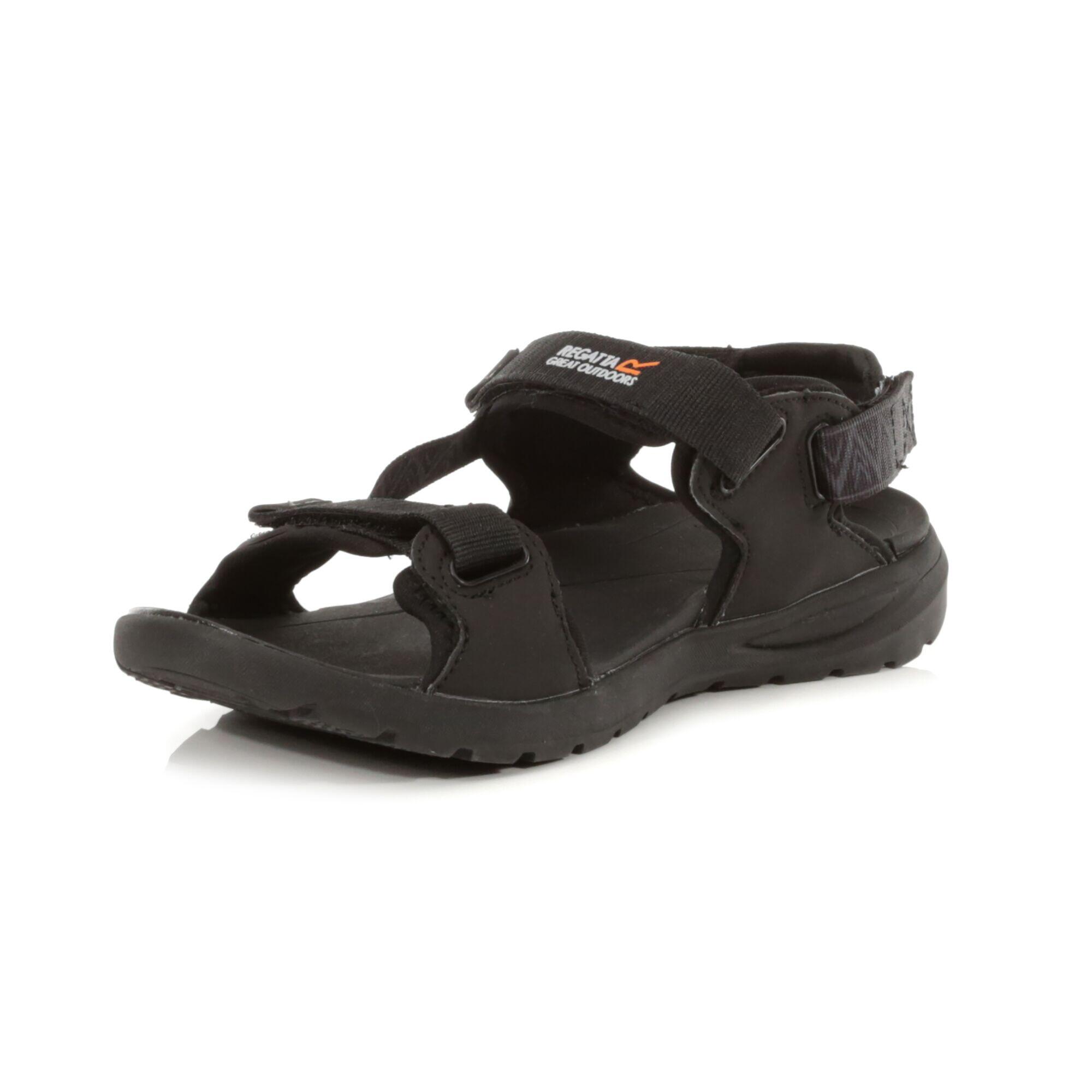 Marine Web Men's Walking Sandals - Black 3/5