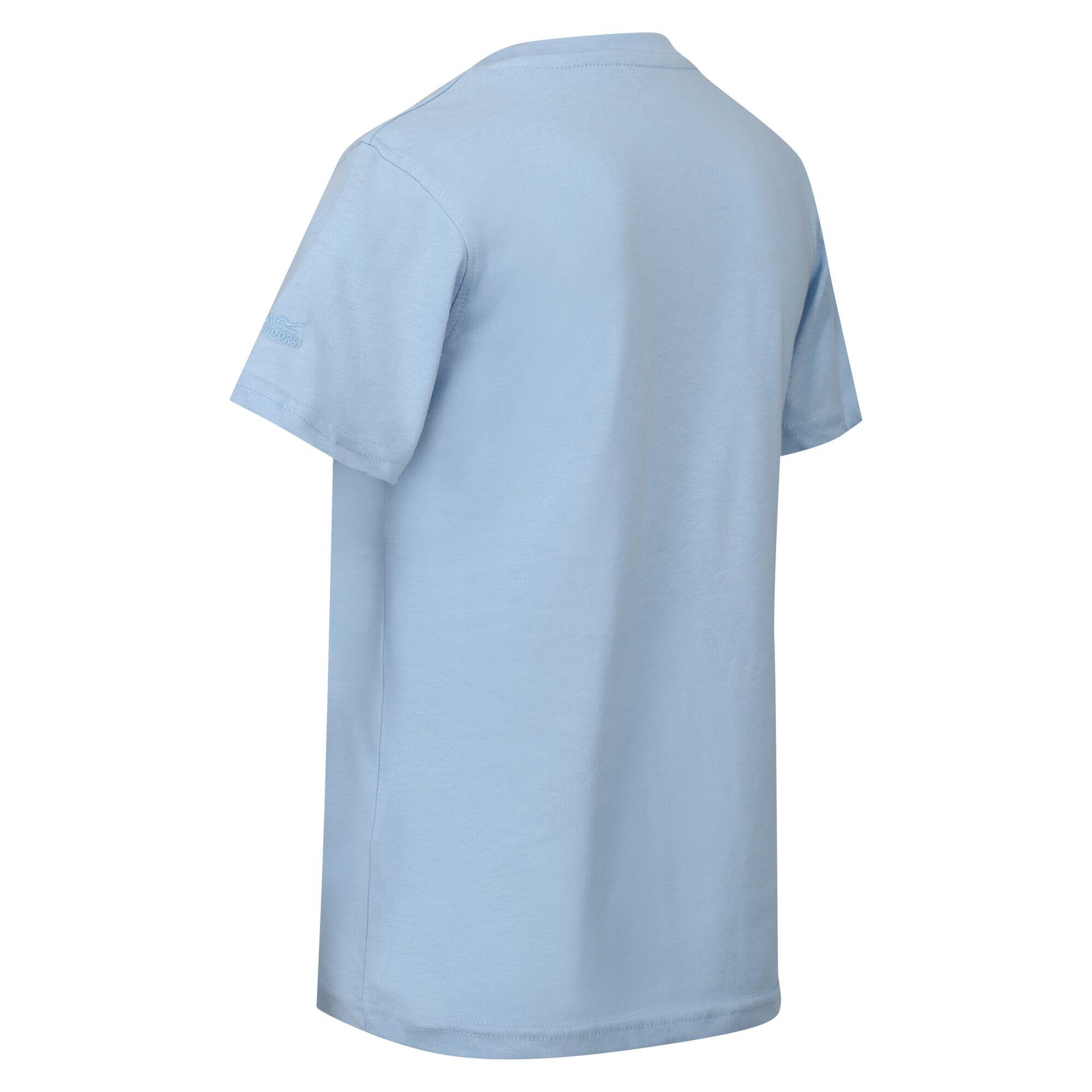 Bosley V Kids Walking Short Sleeve T-Shirt - Powder Blue 5/5