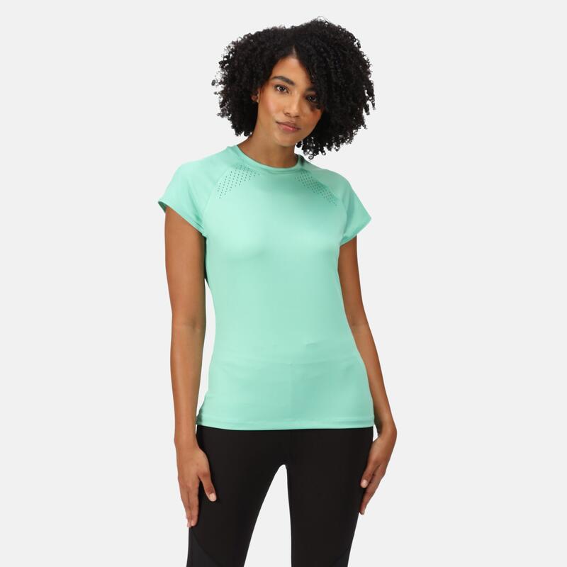 Luaza Fitness-T-shirt voor dames - Groen